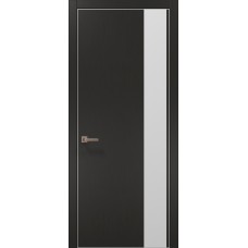 Двері міжкімнатні ПАПА КАРЛО Plato PL-05 темно-сірий супермат