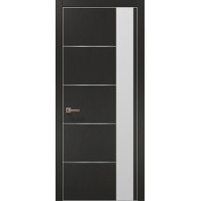 Двері міжкімнатні ПАПА КАРЛО Plato PL-11 темно-сірий супермат