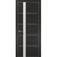 Двери межкомнатные ПАПА КАРЛО Plato PL-12 тёмно-серый супермат