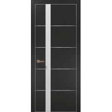 Двері міжкімнатні ПАПА КАРЛО Plato PL-12 темно-сірий супермат