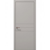 Двери межкомнатные ПАПА КАРЛО Style ST-14 Светло серый супермат, кромка ABC