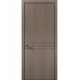 Двері міжкімнатні Папа Карло колекція Style ST-11 Дуб сірий, кромка алюміній чорний
