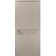 Двері міжкімнатні Папа Карло колекція Style ST-11 Дуб кремовий, кромка сірий алюміній
