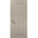 Двери межкомнатные Папа Карло коллекция Style ST-01 цвет Дуб кремовый кромка алюминий серый