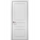 Двері міжкімнатні Папа Карло колекція Style ST-03 Білий матовий, кромка алюміній чорний