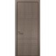 Двери межкомнатные Папа Карло коллекция Style ST-08 Дуб серый, кромка алюминий черный