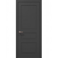Двері міжкімнатні ПАПА КАРЛО Style ST-03 Темно сірий супермат, кромка ABC