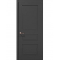 Двері міжкімнатні ПАПА КАРЛО Style ST-03 Темно сірий супермат, кромка ABC