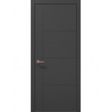 Двері міжкімнатні ПАПА КАРЛО Style ST-15 Темно сірий супермат, кромка ABC