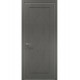 Двері міжкімнатні Папа Карло колекція Style ST-01 колір Бетон сірий кромка алюміній сірий
