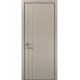 Двері міжкімнатні Папа Карло колекція Style ST-10 Дуб кремовий, кромка алюміній чорний