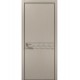 Двери межкомнатные Папа Карло коллекция Style ST-11 Дуб кремовый, кромка алюминий черный