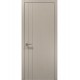 Двери межкомнатные Папа Карло коллекция Style ST-10 Дуб кремовый, кромка алюминий серый