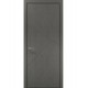 Двері міжкімнатні Папа Карло колекція Style ST-05 Бетон сірий, кромка алюміній чорний