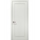 Двери межкомнатные Папа Карло коллекция Style ST-01 цвет Ясень белый кромка алюминий серый