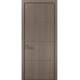 Двери межкомнатные Папа Карло коллекция Style ST-06 Дуб серый, кромка алюминий черный