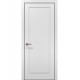 Двери межкомнатные Папа Карло коллекция Style ST-01 цвет Белый матовый кромка алюминий черный
