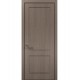 Двері міжкімнатні Папа Карло колекція Style ST-02 Дуб сірий, кромка алюміній чорний