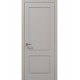 Двері міжкімнатні Папа Карло колекція Style ST-02 Світло сірий супермат, кромка сірий алюміній