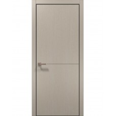 Двери межкомнатные ПАПА КАРЛО Style ST-13 Дуб кремовый, кромка алюминий черный