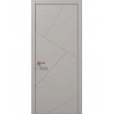 Двері міжкімнатні ПАПА КАРЛО Style ST-05 Світло сірий супермат, кромка ABC