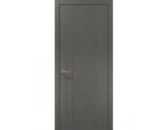Фото Двери межкомнатные Папа Карло коллекция Style ST-10 Бетон серый, кромка ABC 1