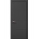 Двери межкомнатные ПАПА КАРЛО Style ST-15 Темно серый супермат, кромка алюминий черный Двери межкомнатные ПАПА КАРЛО Style ST-15 Темно серый супермат, кромка алюминий черный