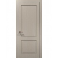 Двери межкомнатные ПАПА КАРЛО Style ST-02 Дуб кремовый, кромка алюминий серый