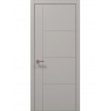 Двери межкомнатные ПАПА КАРЛО Style ST-15 Светло серый супермат, кромка ABC