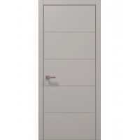 Двері міжкімнатні ПАПА КАРЛО Style ST-09 Світло сірий супермат, кромка ABC