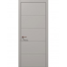 Двері міжкімнатні ПАПА КАРЛО Style ST-09 Світло сірий супермат, кромка ABC