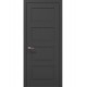 Двери межкомнатные Папа Карло коллекция Style ST-04 Темно серый супермат, кромка ABC
