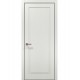 Двері міжкімнатні Папа Карло колекція Style ST-01 колір Ясен білий кромка алюміній чорний