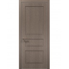 Двері міжкімнатні ПАПА КАРЛО Style ST-03 Дуб сірий, кромка сірий алюміній