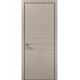 Двери межкомнатные Папа Карло коллекция Style ST-14 Дуб кремовый, кромка алюминий черный