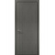 Двери межкомнатные Папа Карло коллекция Style ST-10 Бетон серый, кромка алюминий черный