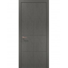 Двері міжкімнатні ПАПА КАРЛО Style ST-06 Бетон сірий, кромка ABC