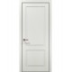 Двері міжкімнатні Папа Карло колекція Style ST-02 Ясен білий, кромка алюміній чорний