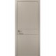 Двери межкомнатные Папа Карло коллекция Style ST-07 Дуб кремовый, кромка алюминий серый