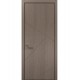 Двері міжкімнатні Папа Карло колекція Style ST-05 Дуб сірий, кромка алюміній чорний