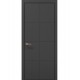 Двери межкомнатные ПАПА КАРЛО Style ST-06 Темно серый супермат, кромка алюминий черный Двери межкомнатные ПАПА КАРЛО Style ST-06 Темно серый супермат, кромка алюминий черный