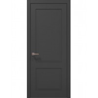 Двері міжкімнатні ПАПА КАРЛО Style ST-02 Темно сірий супермат, кромка ABC