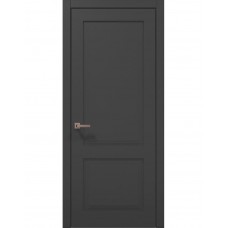 Двері міжкімнатні ПАПА КАРЛО Style ST-02 Темно сірий супермат, кромка ABC