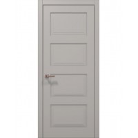 Двери межкомнатные ПАПА КАРЛО Style ST-04 Светло серый супермат, кромка ABC