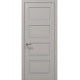 Двери межкомнатные Папа Карло коллекция Style ST-04 Светло серый супермат, кромка ABC