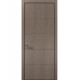Двери межкомнатные Папа Карло коллекция Style ST-09 Дуб серый, кромка алюминий черный