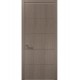 Двери межкомнатные Папа Карло коллекция Style ST-09 Дуб серый, кромка алюминий серый