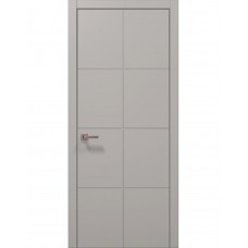 Двері міжкімнатні ПАПА КАРЛО Style ST-06 Світло сірий супермат, край ABC
