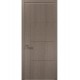 Двері міжкімнатні Папа Карло колекція Style ST-15 Дуб сірий, кромка сірий алюміній