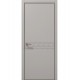 Двери межкомнатные Папа Карло коллекция Style ST-11 Светло серый супермат, кромка алюминий черный